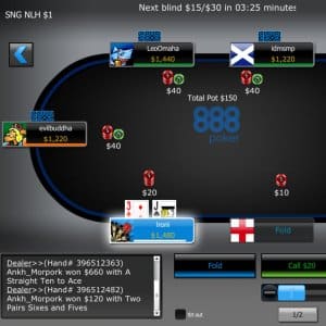 888, iPoker in Tussle for #2 in Cash Game Traffic