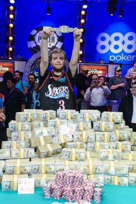 Joe &#8216;dude904&#8217; McKeehen Cruises to 2015 WSOP Main Event Title