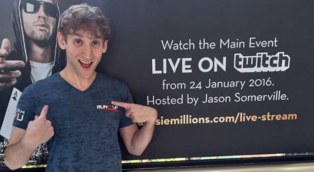 Jason Somerville Hoping to Break Records with Aussie Millions Stream