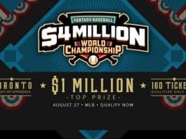 DraftKings Running $4 Million Fantasy Baseball World Championship