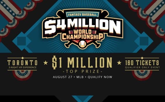 DraftKings Running $4 Million Fantasy Baseball World Championship