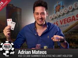 WSOP: Adrian Mateos Wins Second Bracelet, Rafael Lebron Wins First