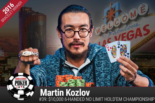 WSOP: Martin Kozlov Wins $10K Six Max, Chris Vitch Wins Lowball Mix