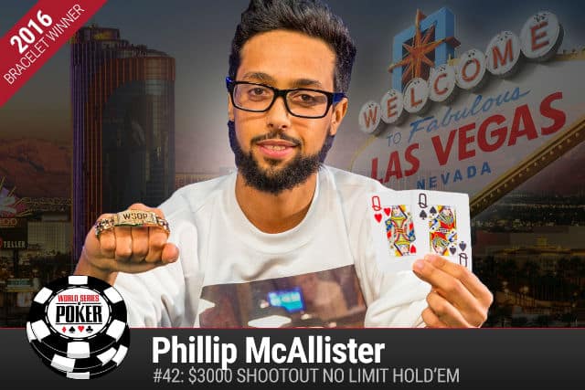 WSOP: Phillip McAllister Wins Gold, Justin Bonomo Leads Stud Hi-Lo