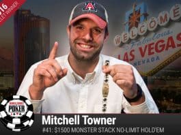 WSOP: College Prof Mitchell Towner Wins Monster Stack, $1.1M