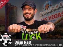 WSOP: Brian Rast Defeats Justin Bonomo for Second $50K PPC Title