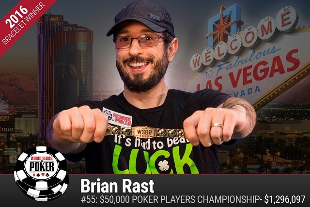 WSOP: Brian Rast Defeats Justin Bonomo for Second $50K PPC Title