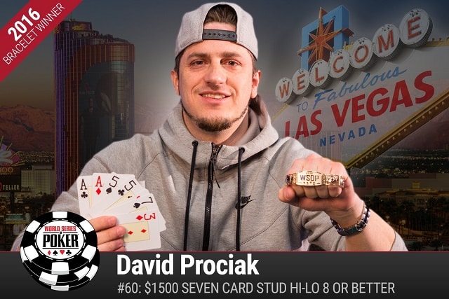 WSOP: Dark Horse David Prociak Wins $1,500 Stud Hi-Lo Bracelet