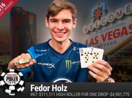 Rank &#038; File: Fedor Holz Wins Third WSOP Bracelet for Former #1s