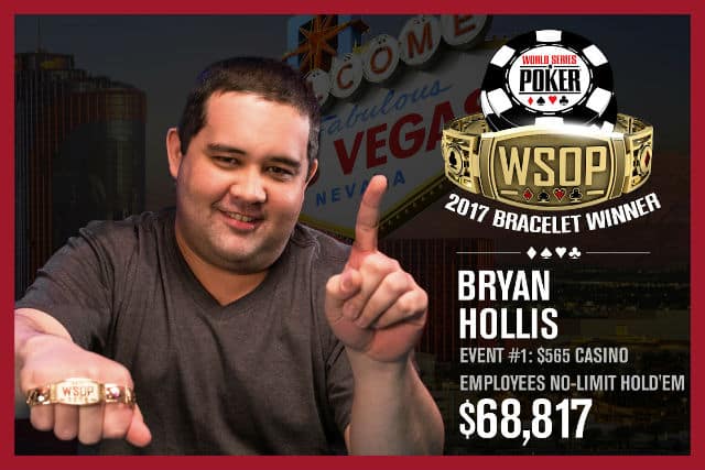 WSOP: Hollis Wins Employees Event, Team Negreanu Leading Tag Team