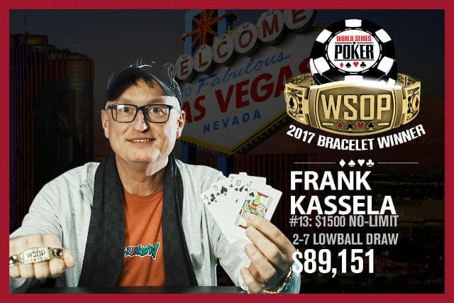 WSOP: Pham, Kassela Each Win Bracelet #3; $10K Heads Up Down to 4