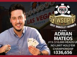 WSOP: Adrian Mateos Becomes Youngest Ever To Win Three Bracelets