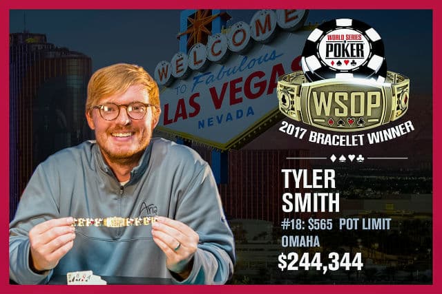 WSOP: Tyler Smith wins PLO bracelet in record-breaking event