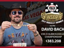 WSOP: David Bach Wins $10K HORSE for Second Bracelet of the Summer