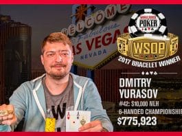 WSOP: Dmitry Yurasov Takes Down $10K Six Max for First Bracelet