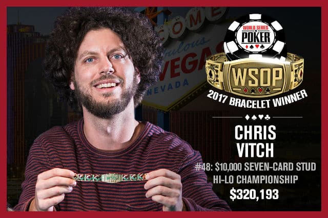 WSOP: Christopher Vitch Wins $10K Stud Hi-Lo; Hellmuth Denied #15