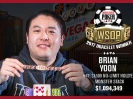 WSOP: Brian Yoon Wins Monster Stack for Third Career Bracelet