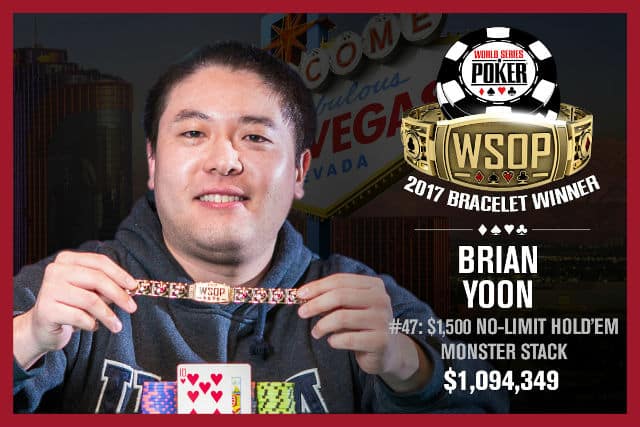 WSOP: Brian Yoon Wins Monster Stack for Third Career Bracelet