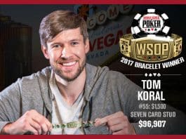 WSOP: Koral Wins Stud Bracelet, Clements Leads $10K PLO Finale