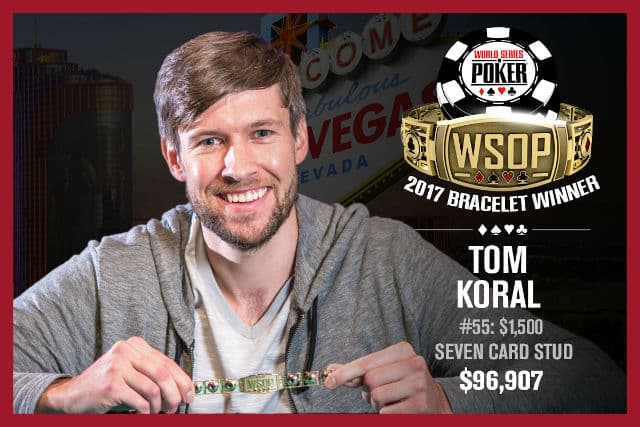 WSOP: Koral Wins Stud Bracelet, Clements Leads $10K PLO Finale