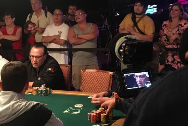 WSOP: Mickey Craft Winning Hearts and Minds of Fans Watching Live