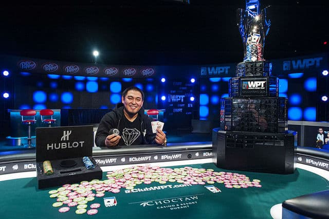 Jay Lee Wins WPT Choctaw Main Event in Dramatic Fashion