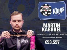 WSOP Europe: Martin Kabrhel Wins €1,100 Super Bounty Turbo