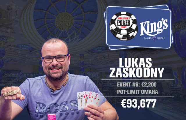 WSOP Europe: Lukas Zaskodny Wins €2,200 PLO, Denies Allen Kessler