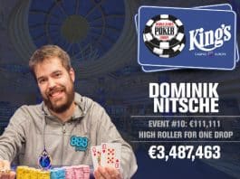 WSOP Europe: Dominik Nitsche Wins One Drop High Roller, Bracelet #4