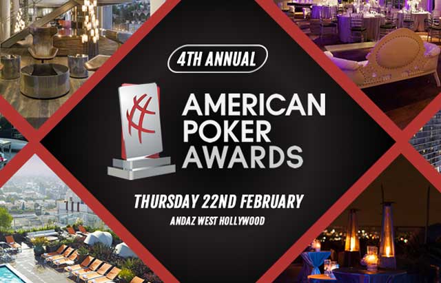 4th Annual American Poker Awards Set for Hollywood Thursday Night