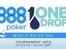 888poker &#038; One Drop Team Up for World Water Day