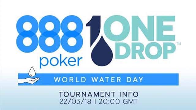 888poker &#038; One Drop Team Up for World Water Day