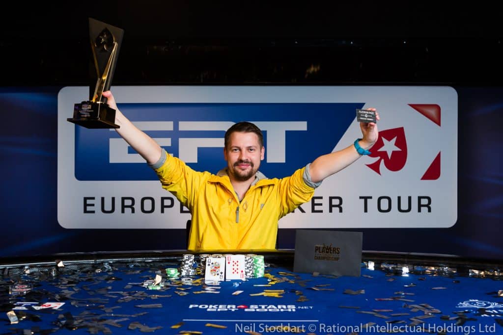 Arseniy Karmatskiy Crushes Final Table to Win EPT Sochi Main Event