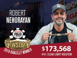 WSOP: Win For Nehorayan, Final Table For Nguyen, Deeb, Koon