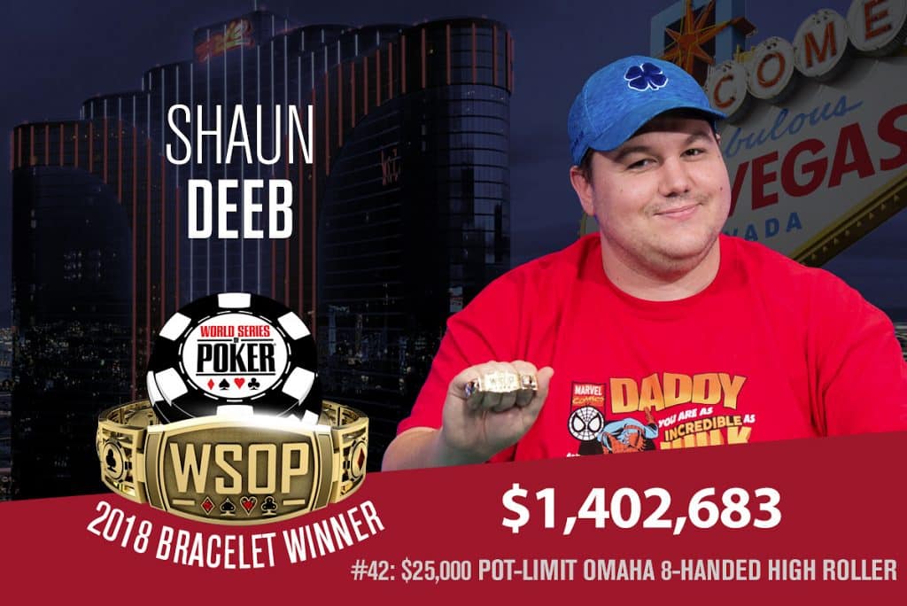 WSOP: Former #1 Shaun Deeb Wins $25K PLO For 3rd Bracelet ($1.4M)