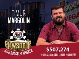 WSOP: Margolin Wins First Bracelet, Denies Bojang, Ferguson, Laplante