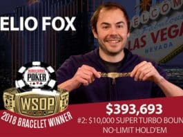 WSOP: Elio Fox Maintains Early Lead In WSOP Player Of The Year Race