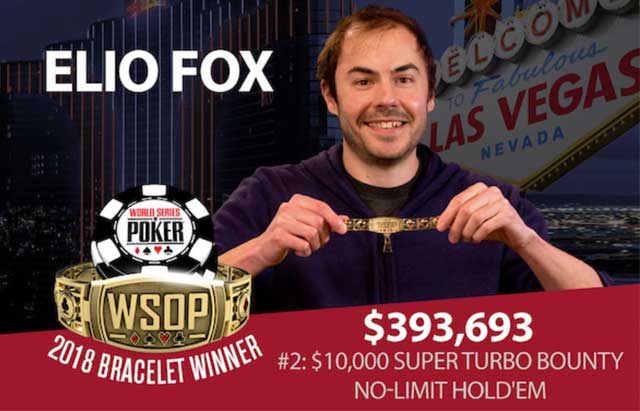 WSOP: Elio Fox Maintains Early Lead In WSOP Player Of The Year Race