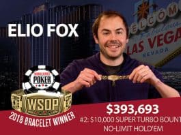 WSOP: Player of the Year Chasers All Looking Up at Elio Fox