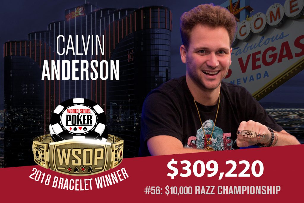 WSOP: Former Online #1 Calvin ‘cal42688’ Anderson Wins Second Bracelet