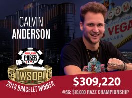 WSOP: Former Online #1 Calvin ‘cal42688’ Anderson Wins Second Bracelet