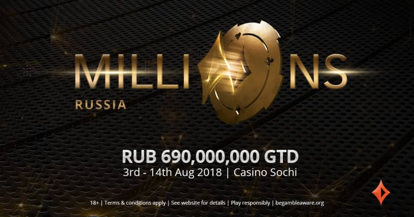 partypoker MILLIONS LIVE Travels to Casino Sochi