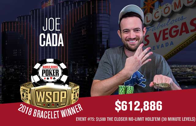 WSOP: Cada Closes Out Epic Series, $1 Million One Drop Get Underway