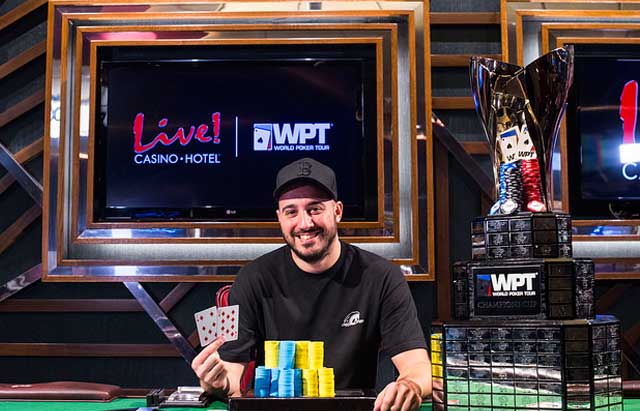 Tony Ruberto Wins Second WPT Title In WPT Maryland Live! Main Event