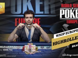 WSOP Europe: Michael Addamo Conquers €25K Super High Roller