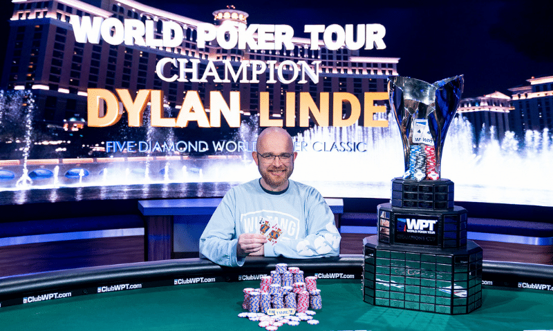 Dylan Linde Wins Record-Shattering WPT Five Diamond Title for $1.6 Million