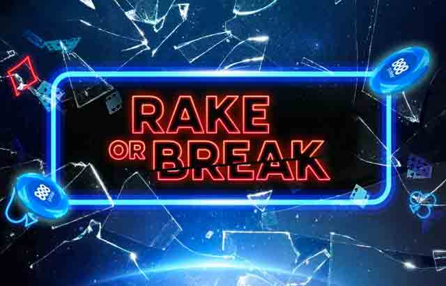 888poker’s Rake or Break is Win-Win for Sunday Tournament Players