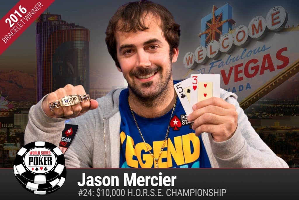 WSOP Top 50: 5 Bracelets, $5M Won Lands Jason Mercier at #10