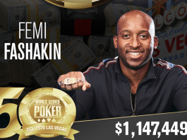 Nigerian-Born Femi Fashakin Lives Poker Dream, Turns $500 Into $1M