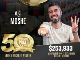 WSOP: Asi Moshe Earns Third Bracelet with $1,500 NLHE Bounty Win